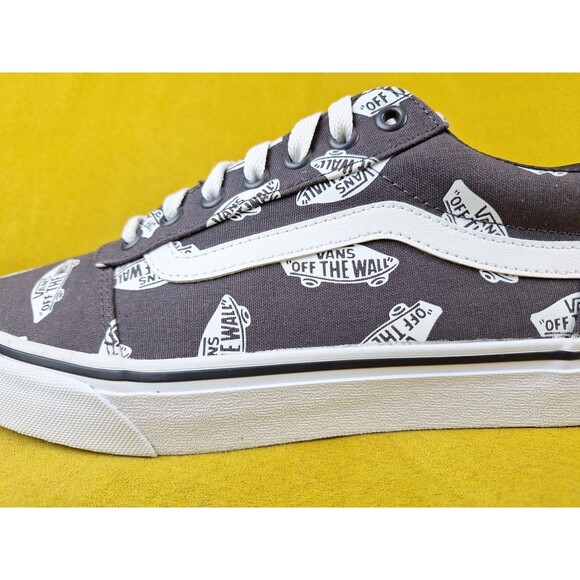 Vans Ward Skate Shoes Men\'s Size 10 Off The Wall Scatter Logo Obsidian White main image 10